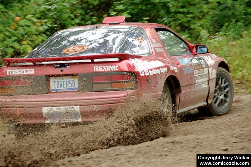 Al Dantes, Jr. / Andrew Sims Mazda RX-7 LS on SS1, Steamboat I.