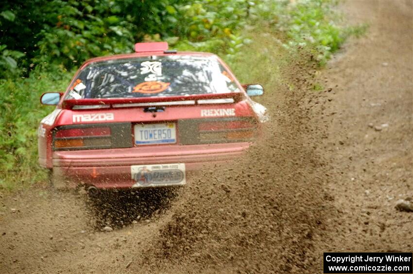 Al Dantes, Jr. / Andrew Sims Mazda RX-7 LS on SS1, Steamboat I.