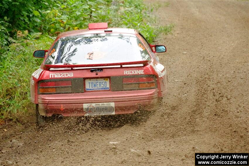 Al Dantes, Jr. / Andrew Sims Mazda RX-7 LS on SS1, Steamboat I.