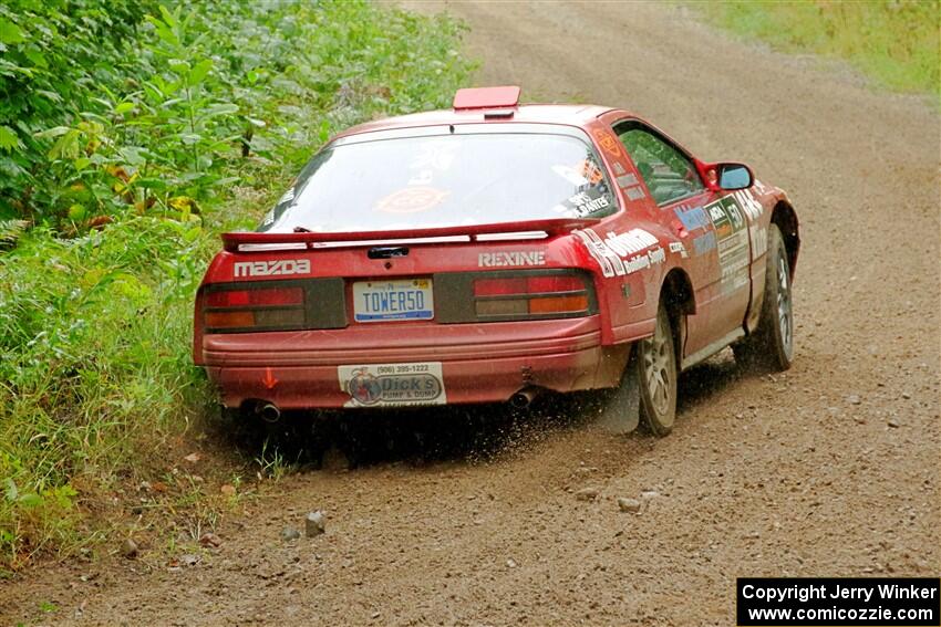 Al Dantes, Jr. / Andrew Sims Mazda RX-7 LS on SS1, Steamboat I.