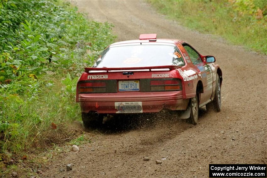 Al Dantes, Jr. / Andrew Sims Mazda RX-7 LS on SS1, Steamboat I.