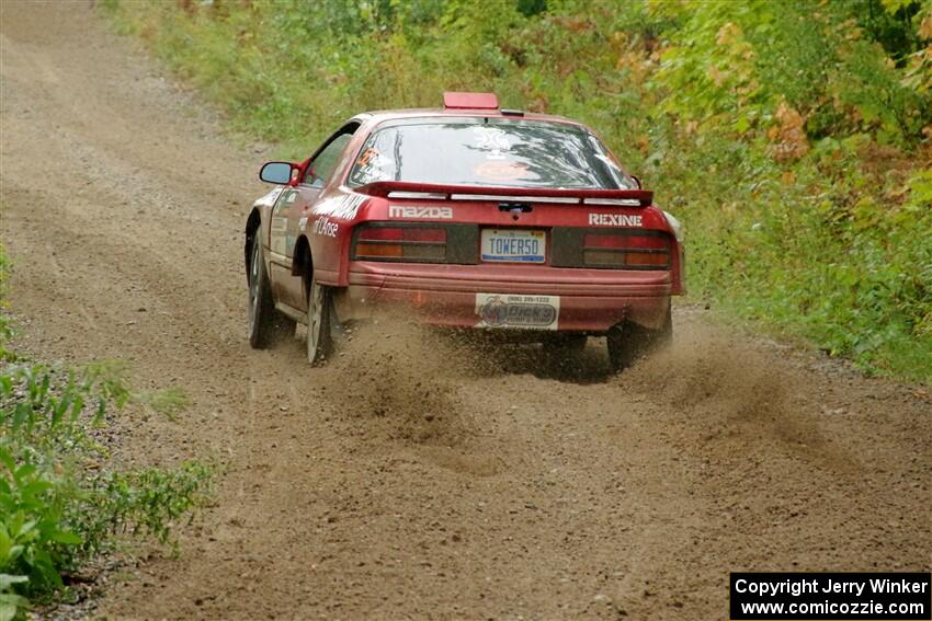 Al Dantes, Jr. / Andrew Sims Mazda RX-7 LS on SS1, Steamboat I.