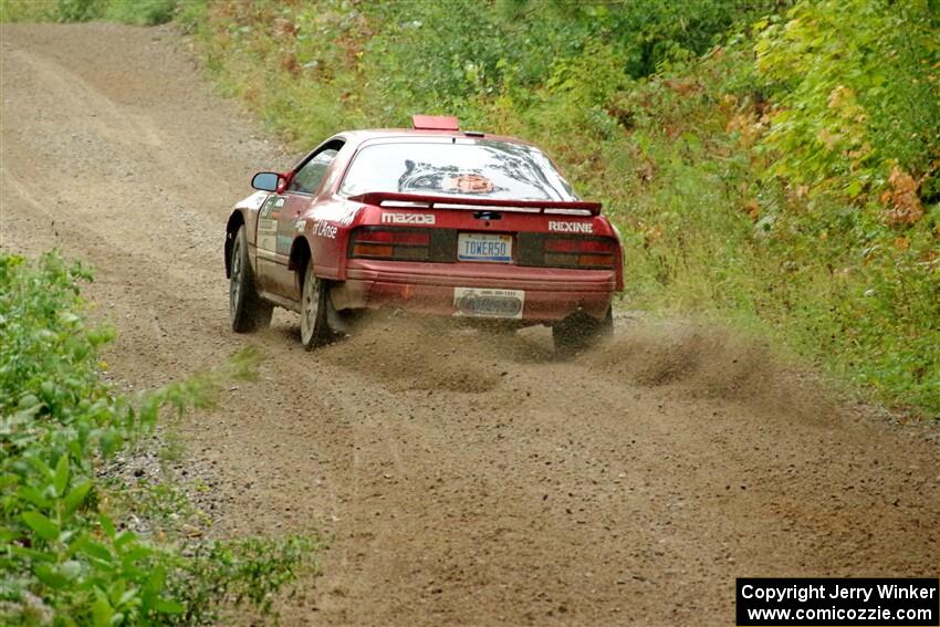 Al Dantes, Jr. / Andrew Sims Mazda RX-7 LS on SS1, Steamboat I.