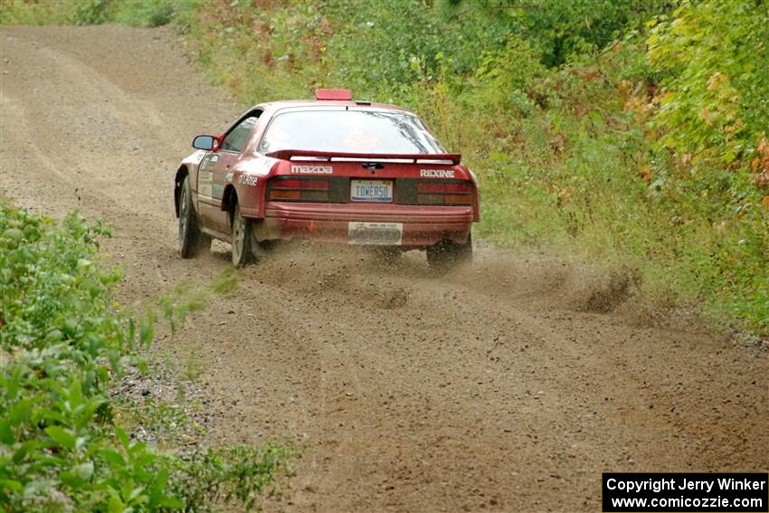 Al Dantes, Jr. / Andrew Sims Mazda RX-7 LS on SS1, Steamboat I.