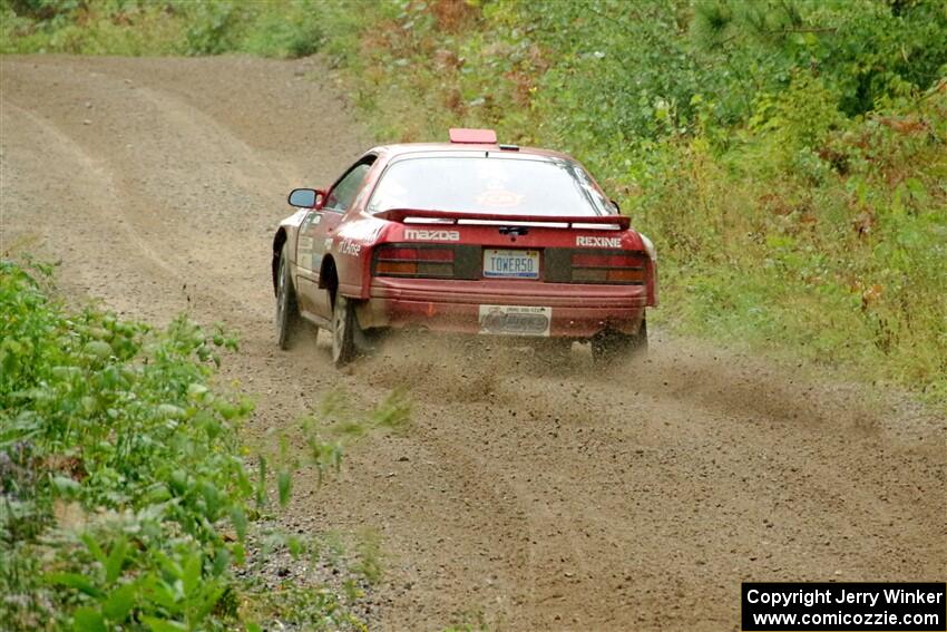 Al Dantes, Jr. / Andrew Sims Mazda RX-7 LS on SS1, Steamboat I.