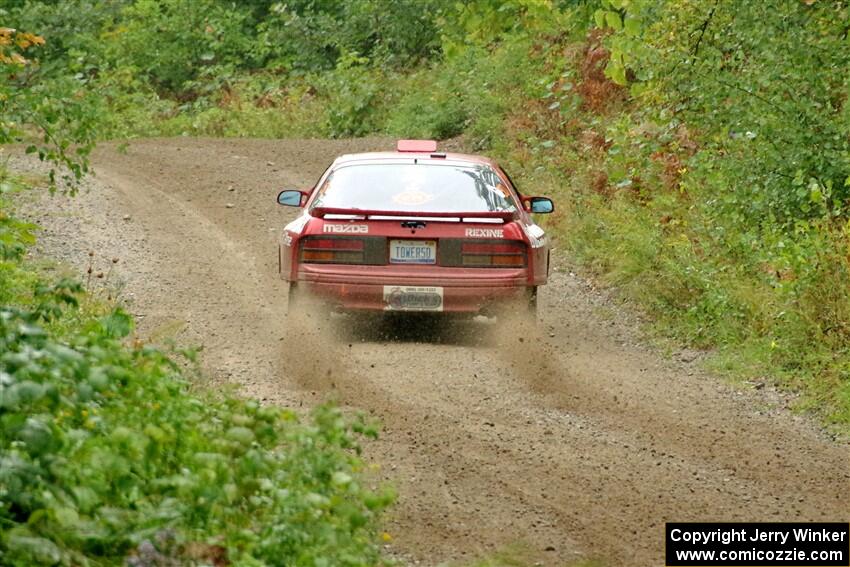 Al Dantes, Jr. / Andrew Sims Mazda RX-7 LS on SS1, Steamboat I.