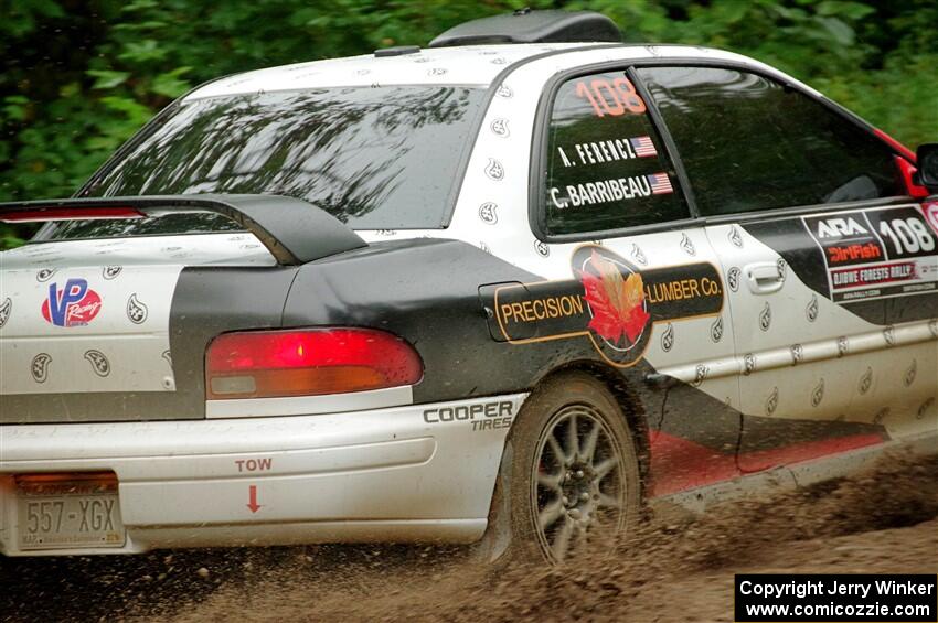 Chris Barribeau / Alex Ferencz Subaru Impreza RS on SS1, Steamboat I.