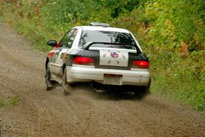 Chris Barribeau / Alex Ferencz Subaru Impreza RS on SS1, Steamboat I.