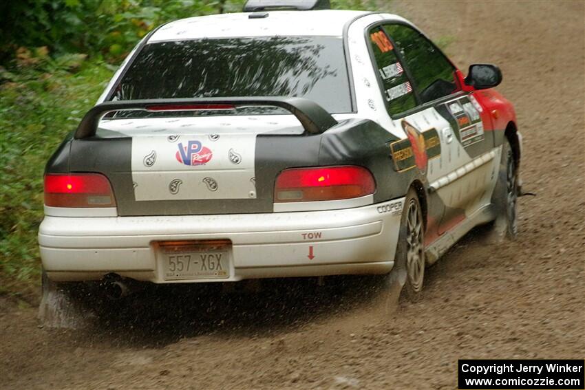 Chris Barribeau / Alex Ferencz Subaru Impreza RS on SS1, Steamboat I.