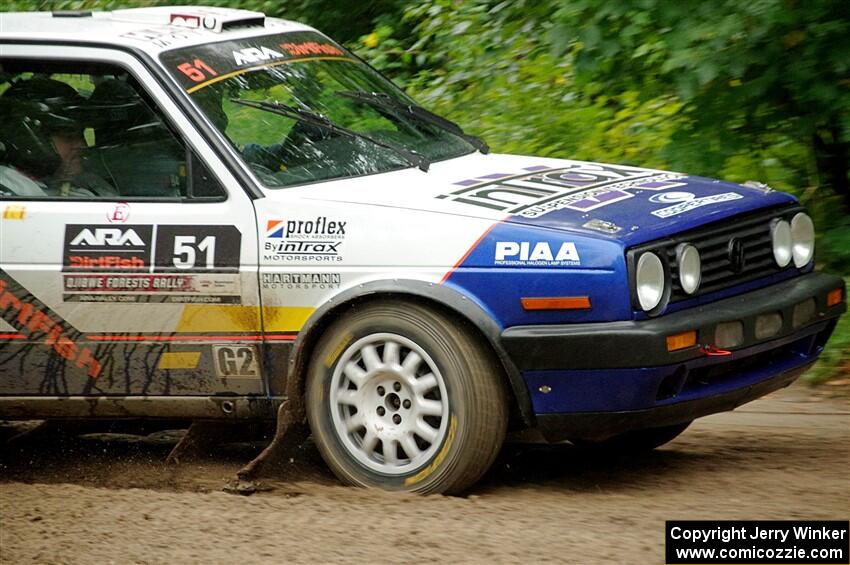 Todd Hartmann / Shawn Callahan VW GTI on SS1, Steamboat I.