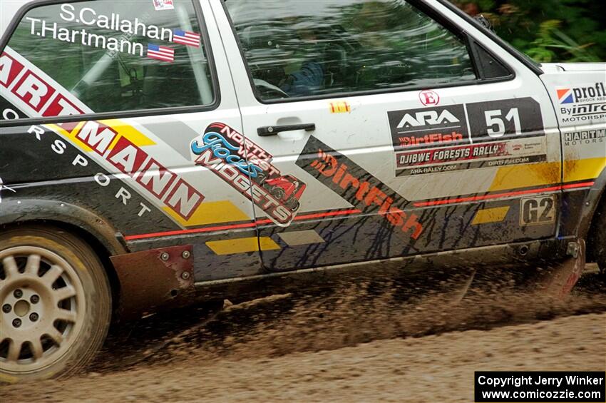 Todd Hartmann / Shawn Callahan VW GTI on SS1, Steamboat I.