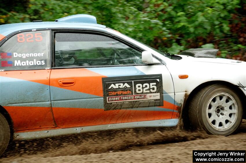 Tyler Matalas / Izaak Degenaer Subaru Impreza LX on SS1, Steamboat I.