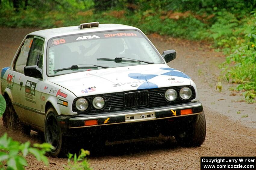 Brian Katz / Matt Vaught BMW 325i on SS1, Steamboat I.