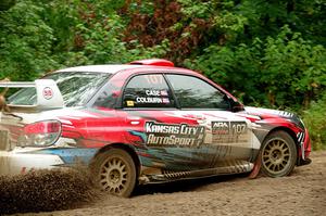 Dan Colburn / Cameron Case Subaru Impreza on SS1, Steamboat I.