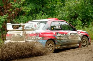 Dan Colburn / Cameron Case Subaru Impreza on SS1, Steamboat I.