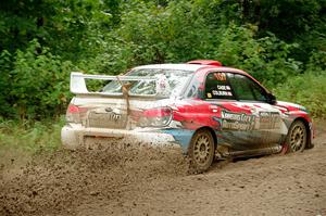 Dan Colburn / Cameron Case Subaru Impreza on SS1, Steamboat I.