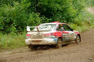 Dan Colburn / Cameron Case Subaru Impreza on SS1, Steamboat I.