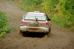 Dan Colburn / Cameron Case Subaru Impreza on SS1, Steamboat I.