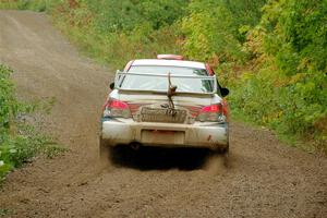 Dan Colburn / Cameron Case Subaru Impreza on SS1, Steamboat I.