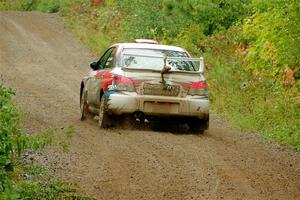 Dan Colburn / Cameron Case Subaru Impreza on SS1, Steamboat I.