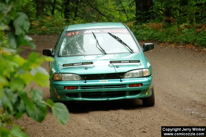 Kyle Turner / Kevin Turner Subaru Impreza on SS1, Steamboat I.