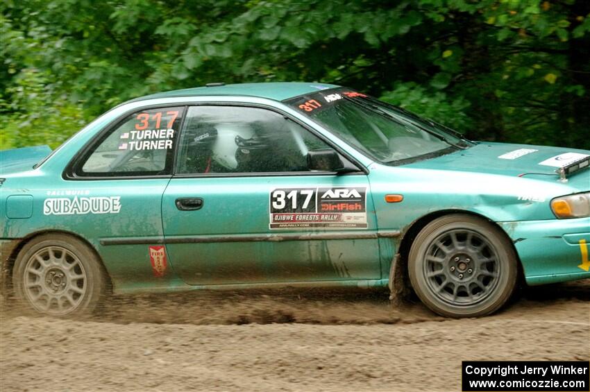 Kyle Turner / Kevin Turner Subaru Impreza on SS1, Steamboat I.