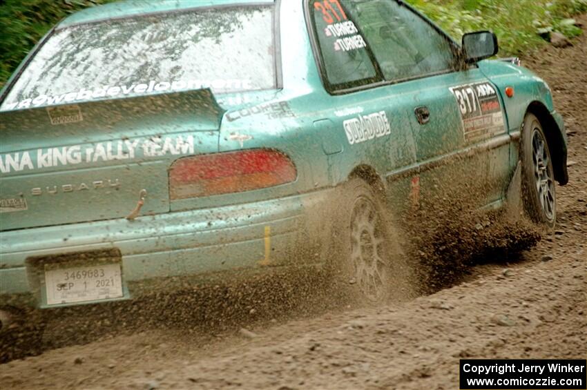 Kyle Turner / Kevin Turner Subaru Impreza on SS1, Steamboat I.