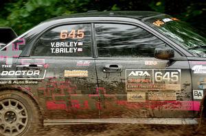 Todd Briley / Valerie Briley Subaru WRX STi on SS1, Steamboat I.