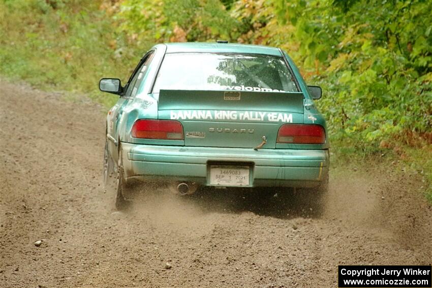 Kyle Turner / Kevin Turner Subaru Impreza on SS1, Steamboat I.