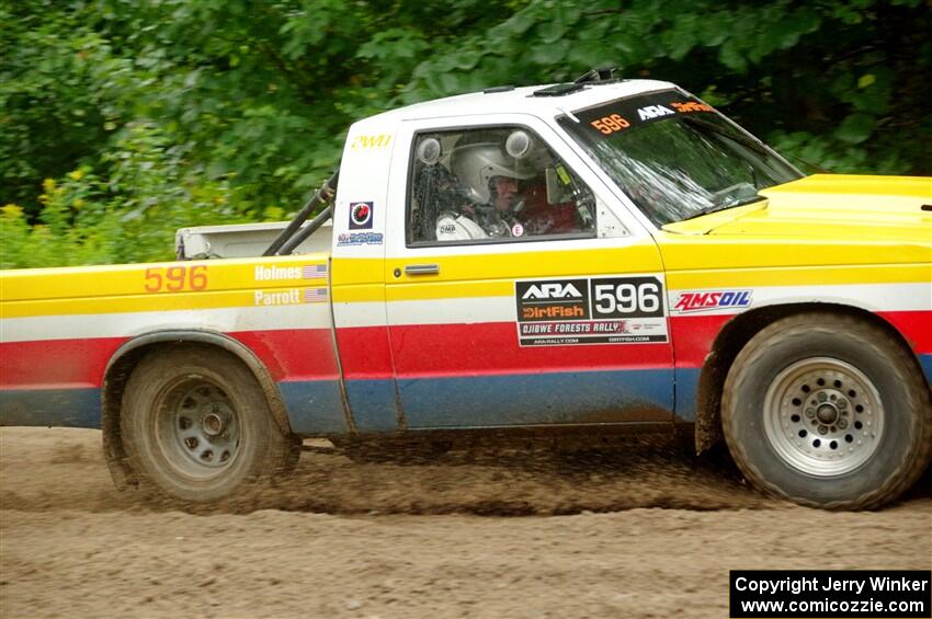 Scott Parrott / Ian Holmes Chevy S-10 on SS1, Steamboat I.