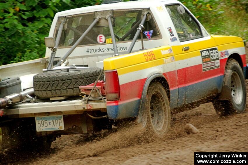 Scott Parrott / Ian Holmes Chevy S-10 on SS1, Steamboat I.