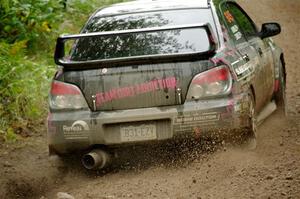 Todd Briley / Valerie Briley Subaru WRX STi on SS1, Steamboat I.