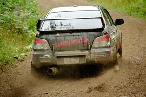 Todd Briley / Valerie Briley Subaru WRX STi on SS1, Steamboat I.