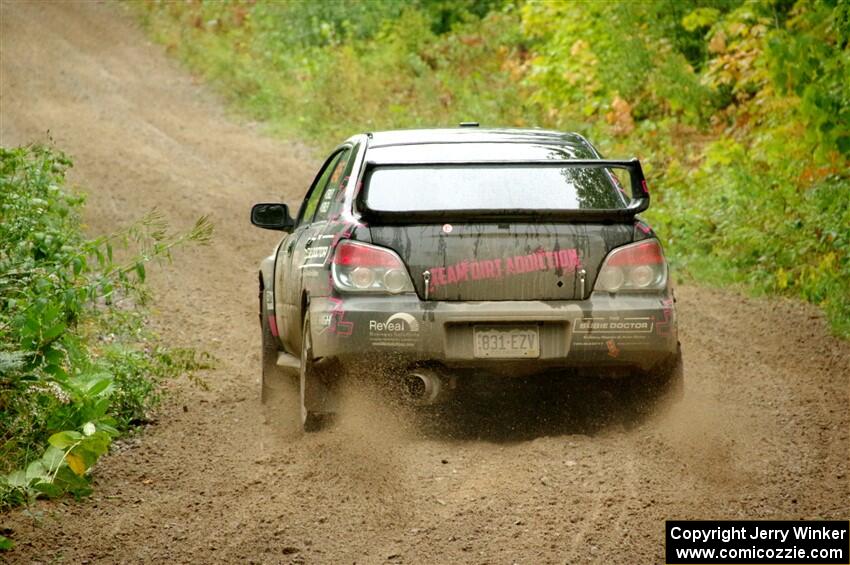 Todd Briley / Valerie Briley Subaru WRX STi on SS1, Steamboat I.