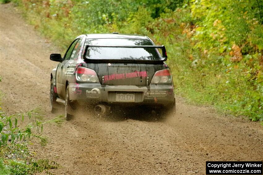 Todd Briley / Valerie Briley Subaru WRX STi on SS1, Steamboat I.