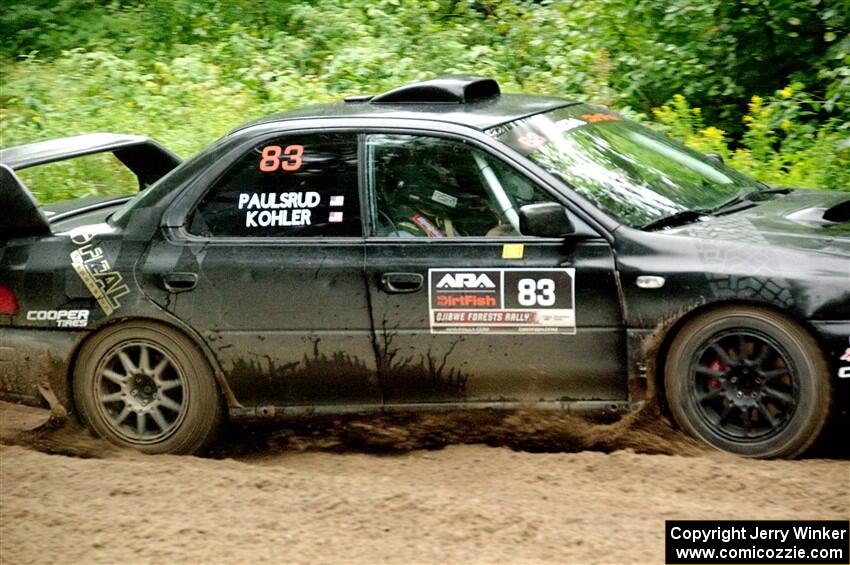 Jacob Kohler / Keith Paulsrud Subaru Impreza on SS1, Steamboat I.