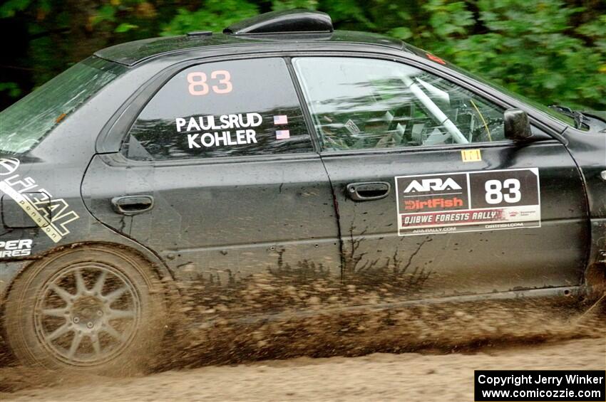 Jacob Kohler / Keith Paulsrud Subaru Impreza on SS1, Steamboat I.