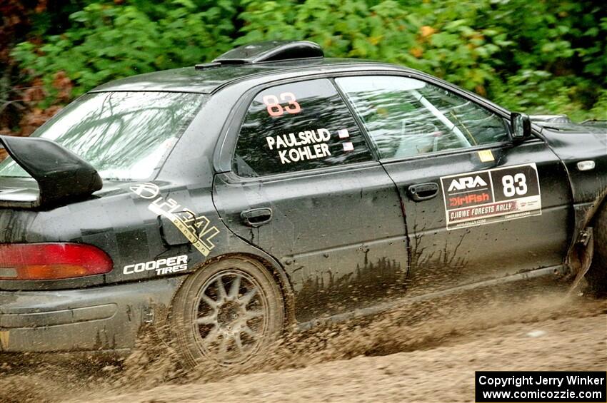 Jacob Kohler / Keith Paulsrud Subaru Impreza on SS1, Steamboat I.