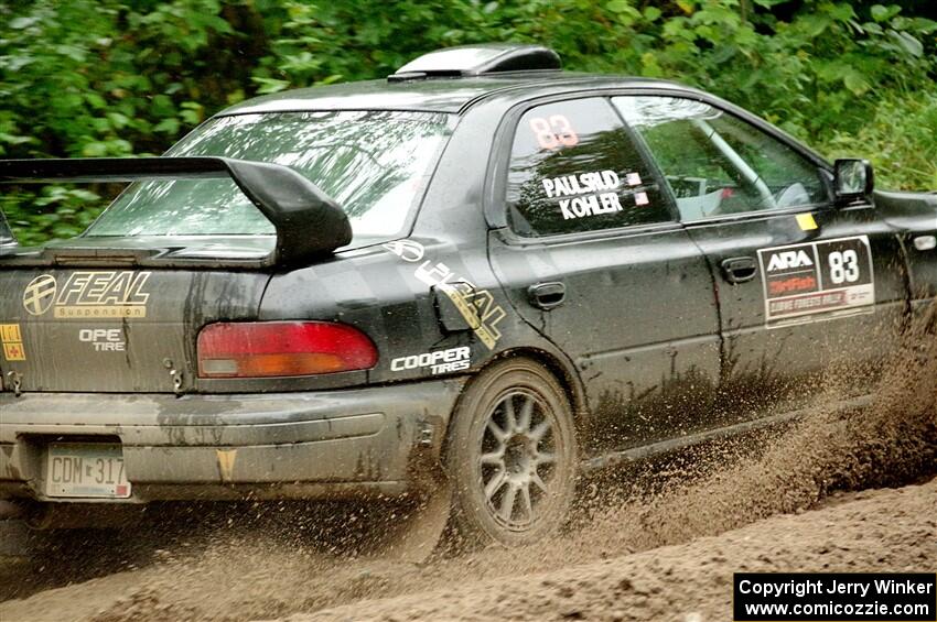 Jacob Kohler / Keith Paulsrud Subaru Impreza on SS1, Steamboat I.