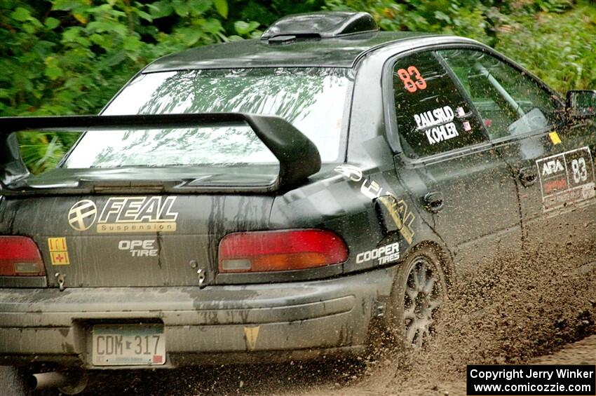 Jacob Kohler / Keith Paulsrud Subaru Impreza on SS1, Steamboat I.