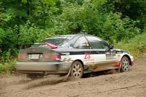 Jake Burke / Eric Schlee Honda Civic on SS1, Steamboat I.