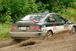 Jake Burke / Eric Schlee Honda Civic on SS1, Steamboat I.