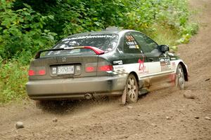 Jake Burke / Eric Schlee Honda Civic on SS1, Steamboat I.