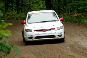 Sebastian Salgado / Christian Hidalgo Honda Civic on SS1, Steamboat I.