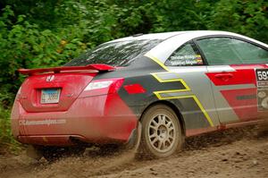 Sebastian Salgado / Christian Hidalgo Honda Civic on SS1, Steamboat I.