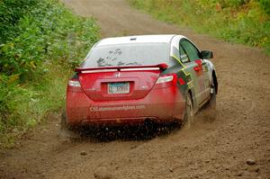 Sebastian Salgado / Christian Hidalgo Honda Civic on SS1, Steamboat I.