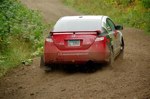 Sebastian Salgado / Christian Hidalgo Honda Civic on SS1, Steamboat I.