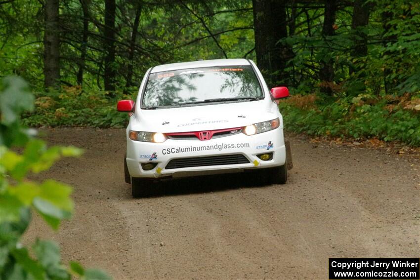 Sebastian Salgado / Christian Hidalgo Honda Civic on SS1, Steamboat I.