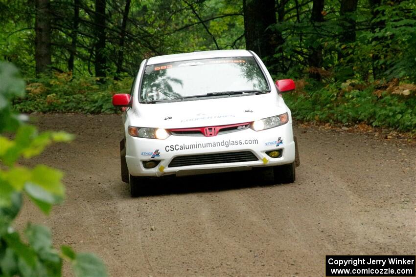 Sebastian Salgado / Christian Hidalgo Honda Civic on SS1, Steamboat I.