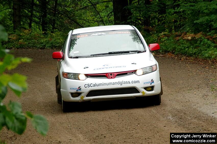 Sebastian Salgado / Christian Hidalgo Honda Civic on SS1, Steamboat I.